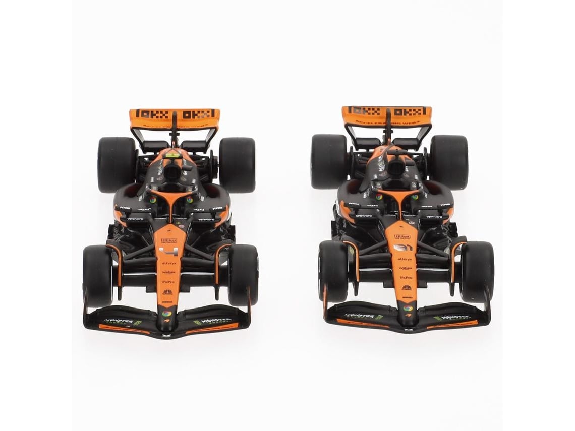 Conjunto De 2 Carros Modelo F1 2024 Mclaren Mcl38 Piastri E Norris 1:43 5