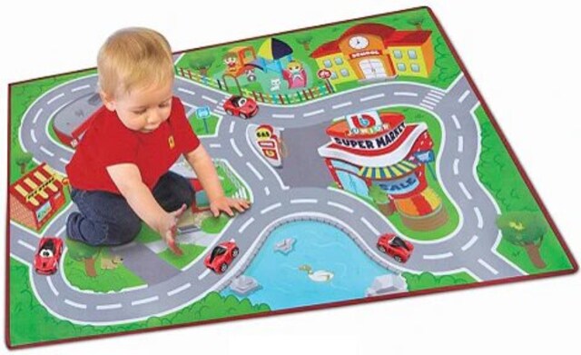 Imagem 0 de Tapete com Circuito Ferrari Junior City com Carro