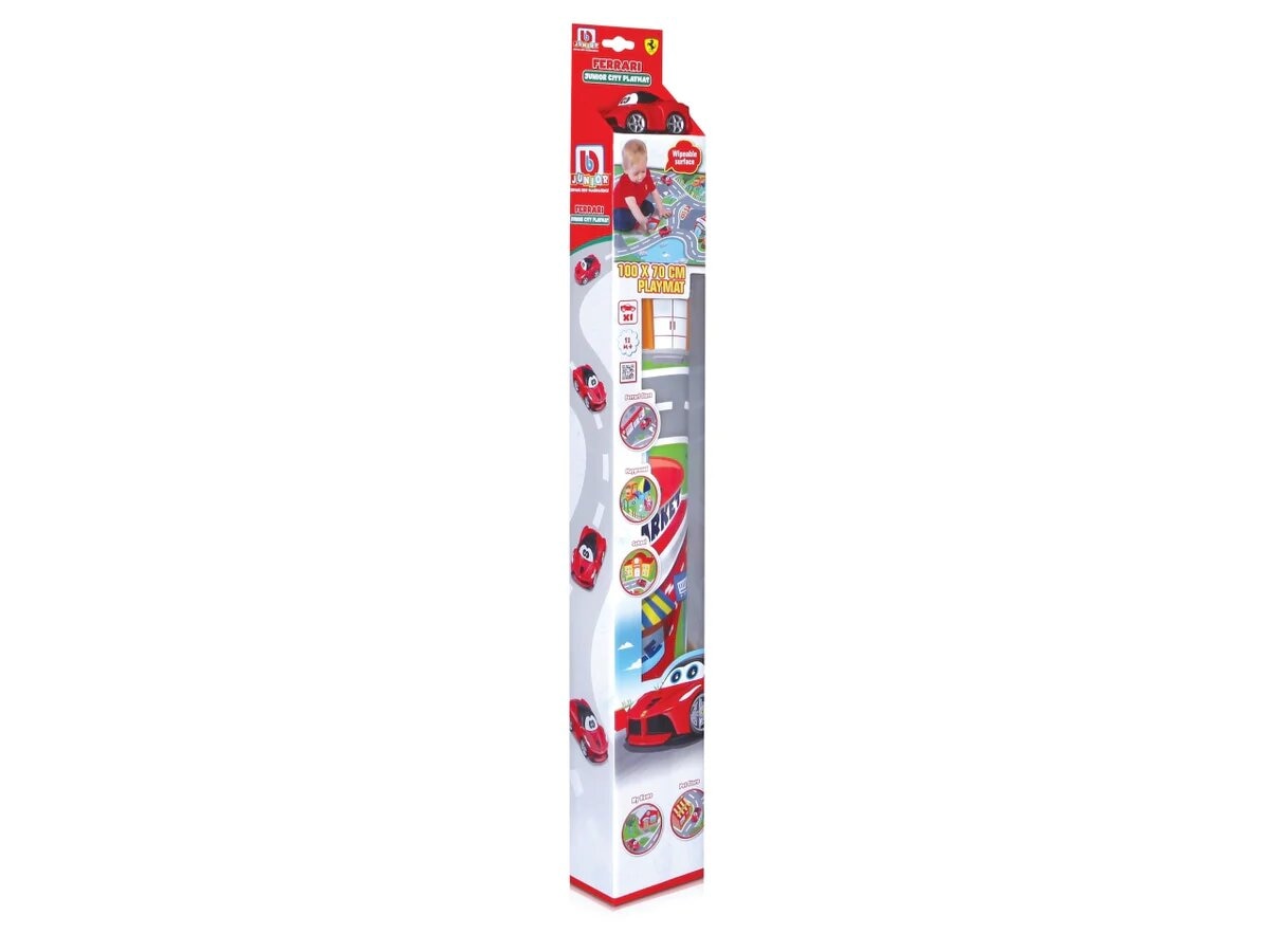 Tapete com Circuito Ferrari Junior City com Carro 4