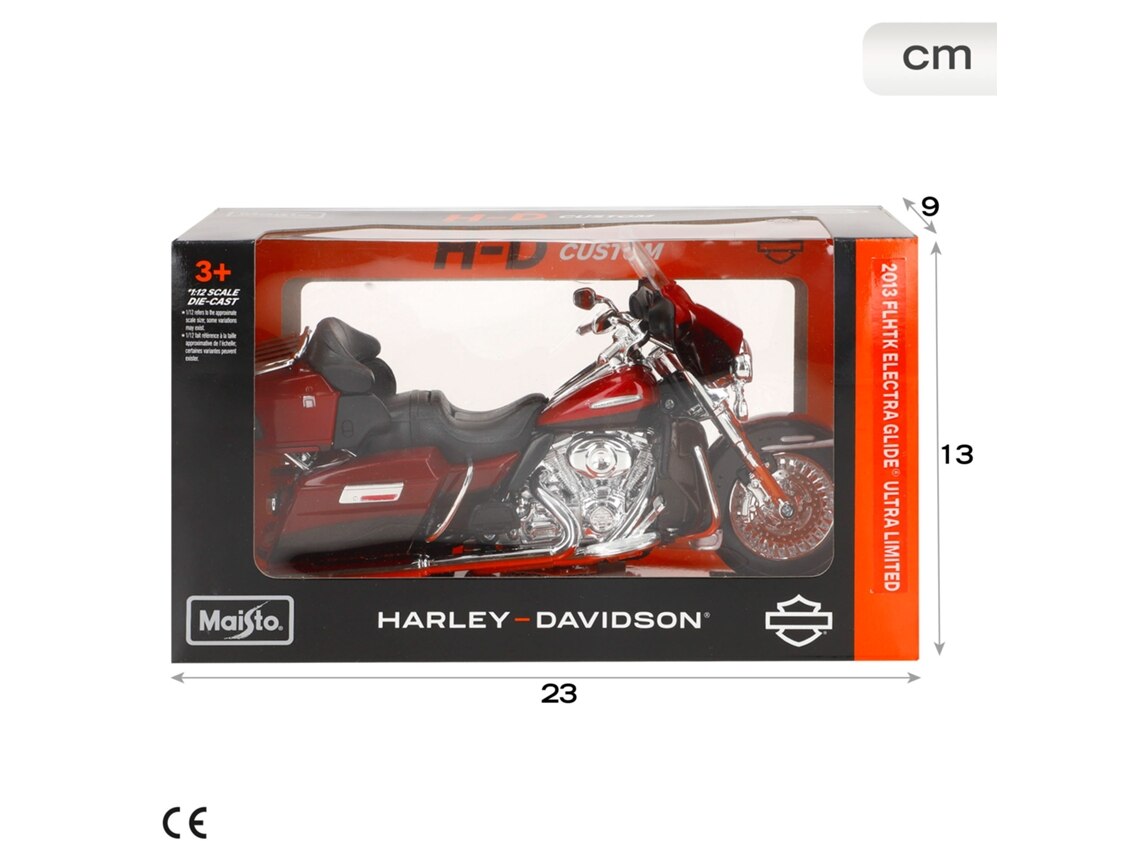 Mota Harley Davidson 2013 Electra Glide Modelo Escala 1:12 7