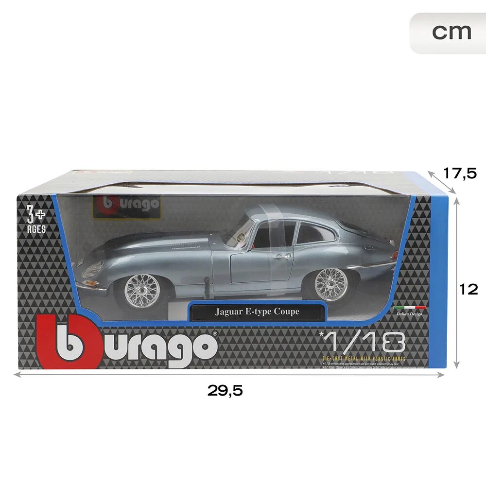Imagem 0 de Carro de Metal 1:18 GT Jaguar E-type Coupé 1961