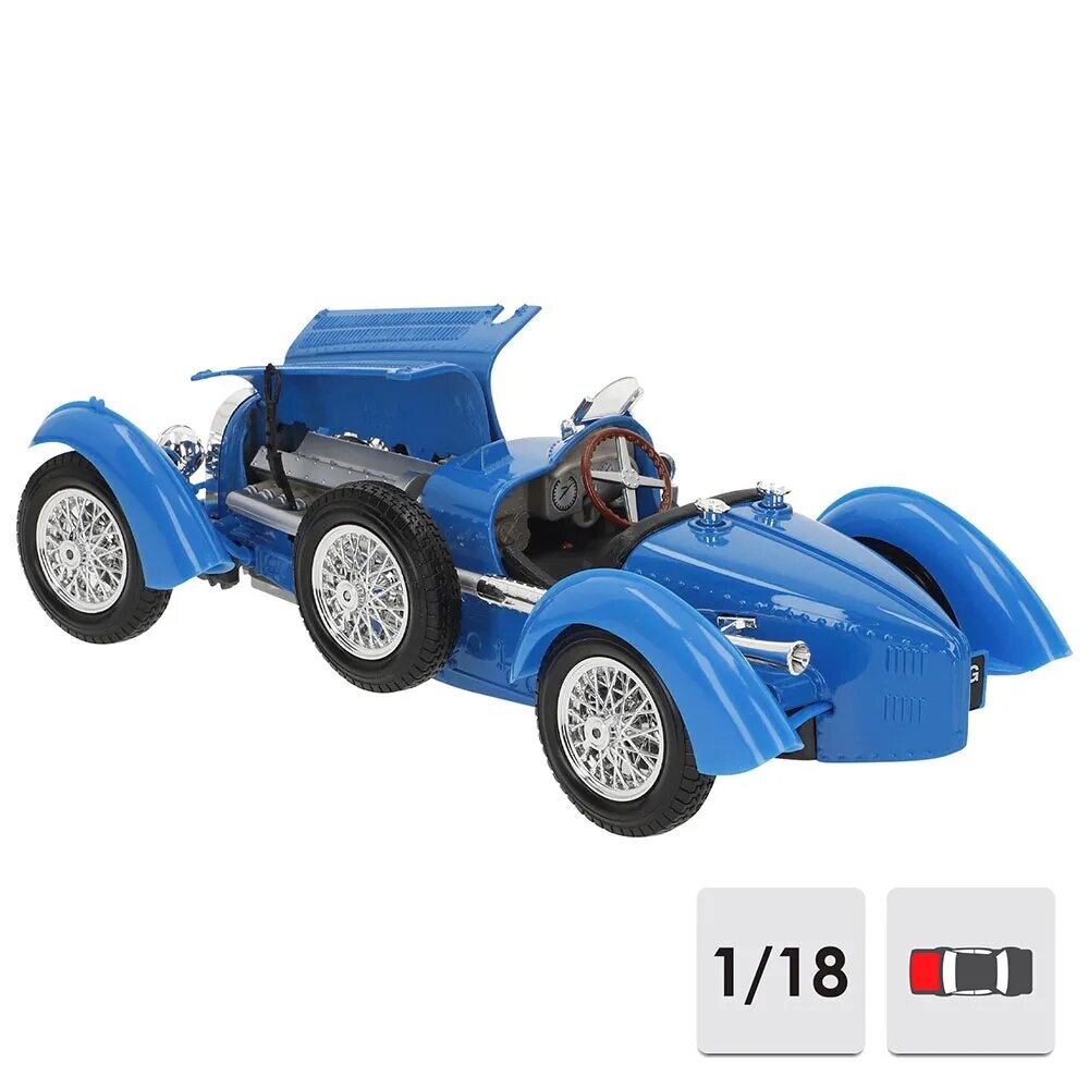 Carro Metálico 1:18 GT-Bugatti Type 59 1934 4