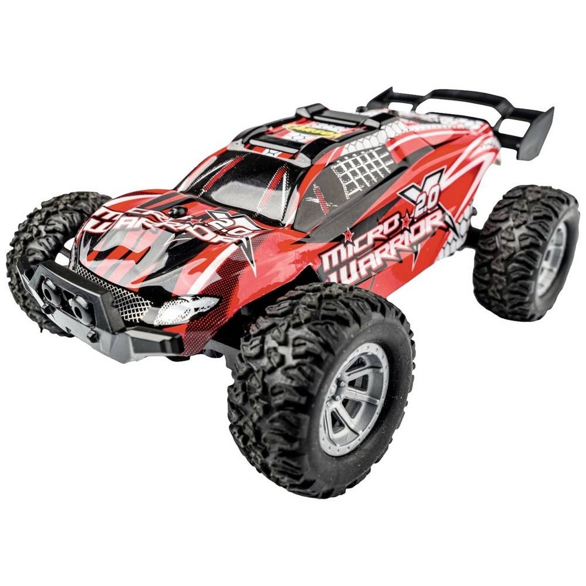 Carson RC Sport 404225 Micro X-Warrior 2.0 1:32 RC modelo carro para iniciantes Electric Buggy Incl. baterias e carregador 2