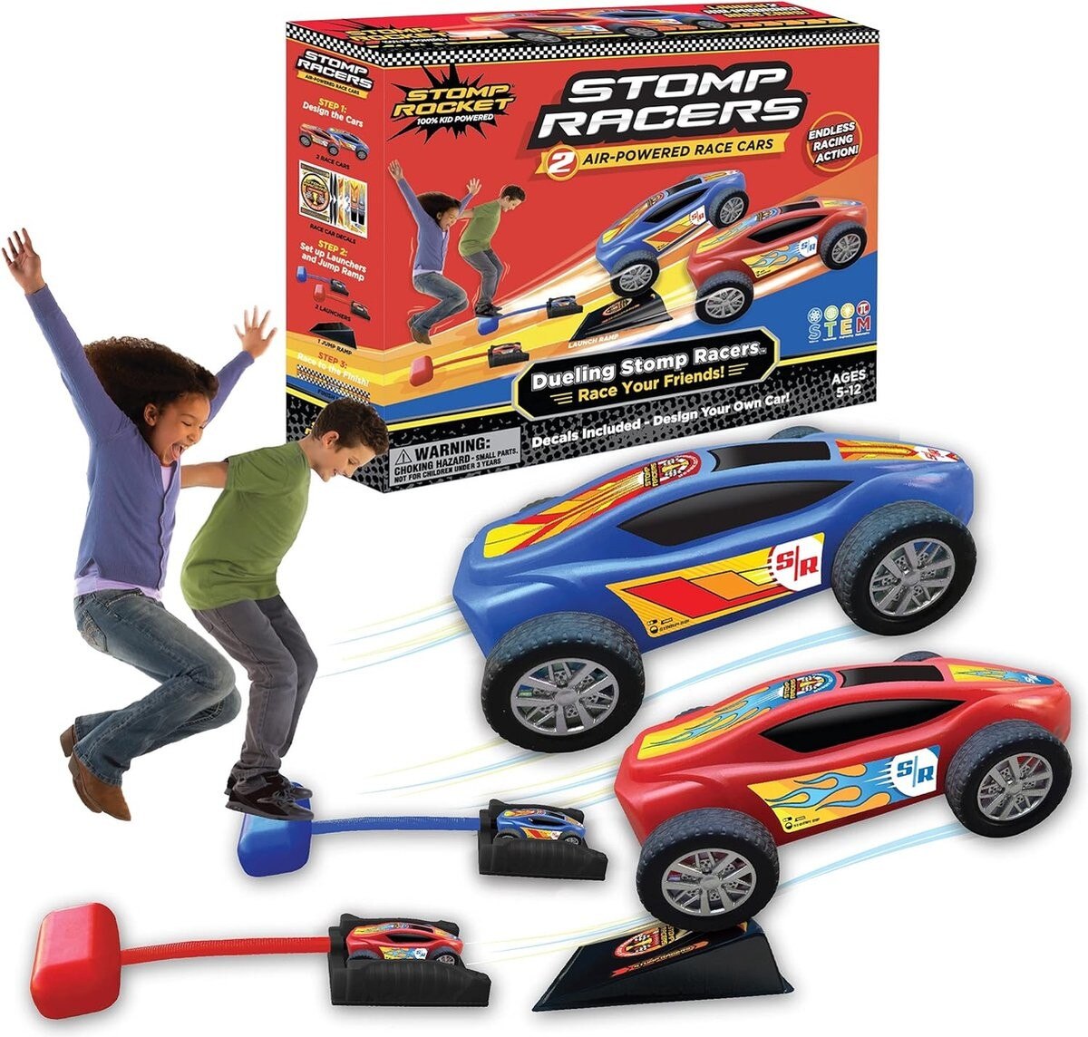 Stomp Rocket® Dueling Stomp Racers 2