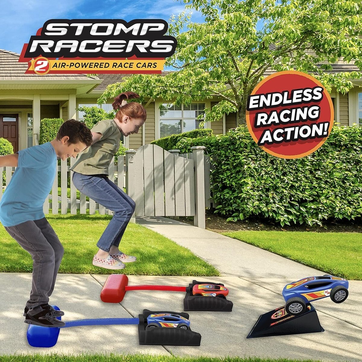 Stomp Rocket® Dueling Stomp Racers 3