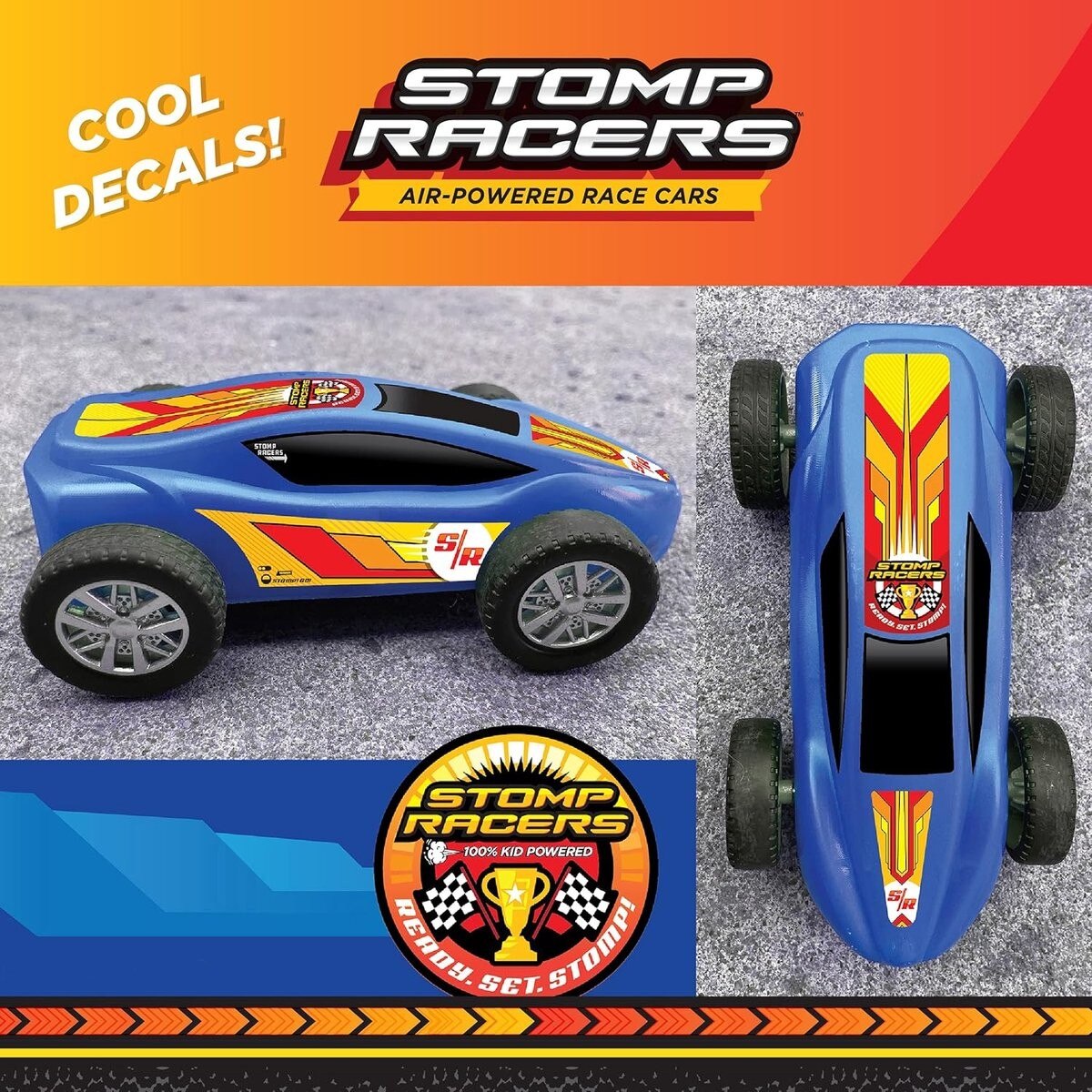 Stomp Rocket® Dueling Stomp Racers 4