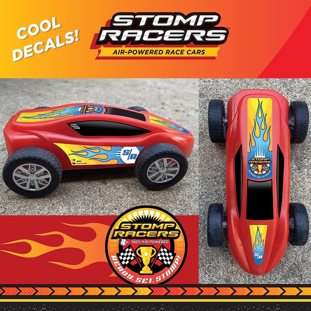 Stomp Rocket® Dueling Stomp Racers 5