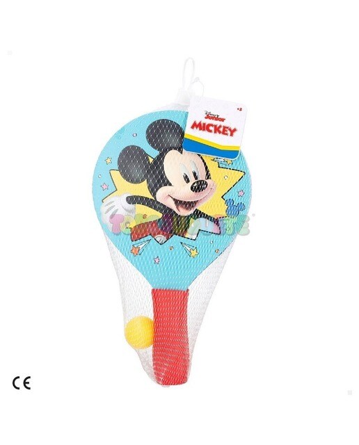 Imagem 0 de Conjunto de Raquetes de Praia em Madeira Mickey