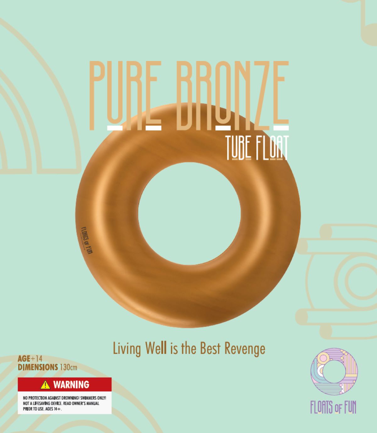 Pure Bronze Tube Float FL10 4