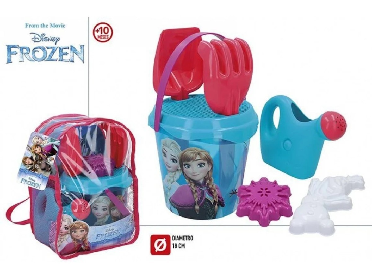Imagem 0 de Pack para Praia Mochila Frozen com Acessorios