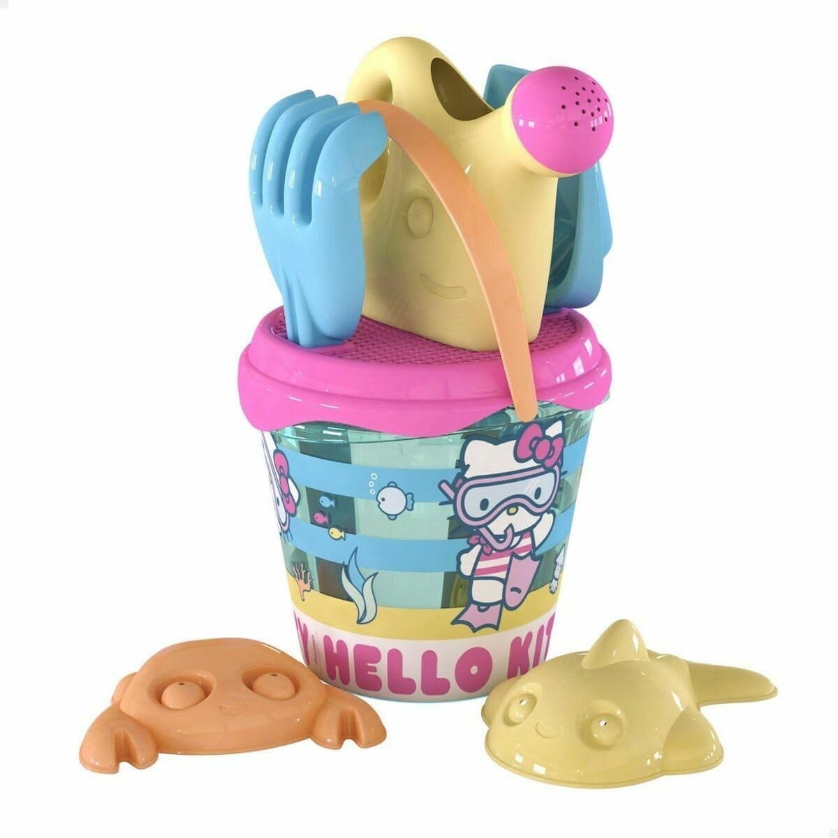Imagem 0 de Conjunto com Balde para a Praia Hello Kitty