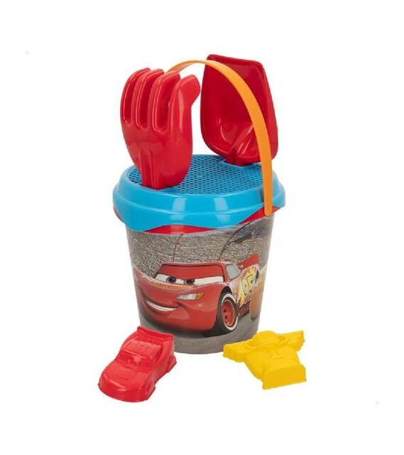 Imagem 0 de Conjunto Balde Praia +ACC + 2 Moldes Cars