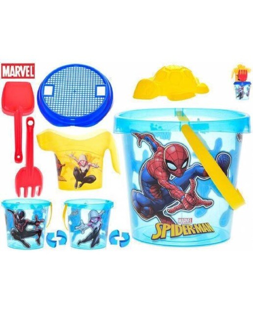 Imagem 0 de Balde para Praia com Acessorios Spiderman