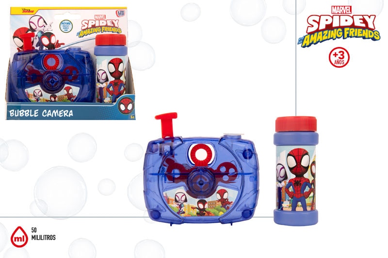 Imagem 0 de Máquina Fotográfica Spidey com Bolhas e Frasco de 50 ML