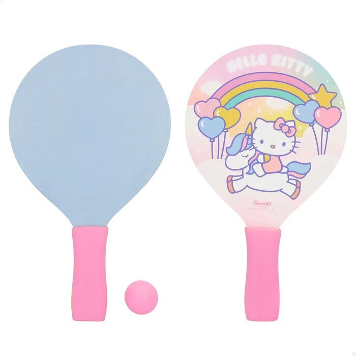 Imagem 0 de Conjunto de Raquetes de Praia em Madeira Hello Kitty