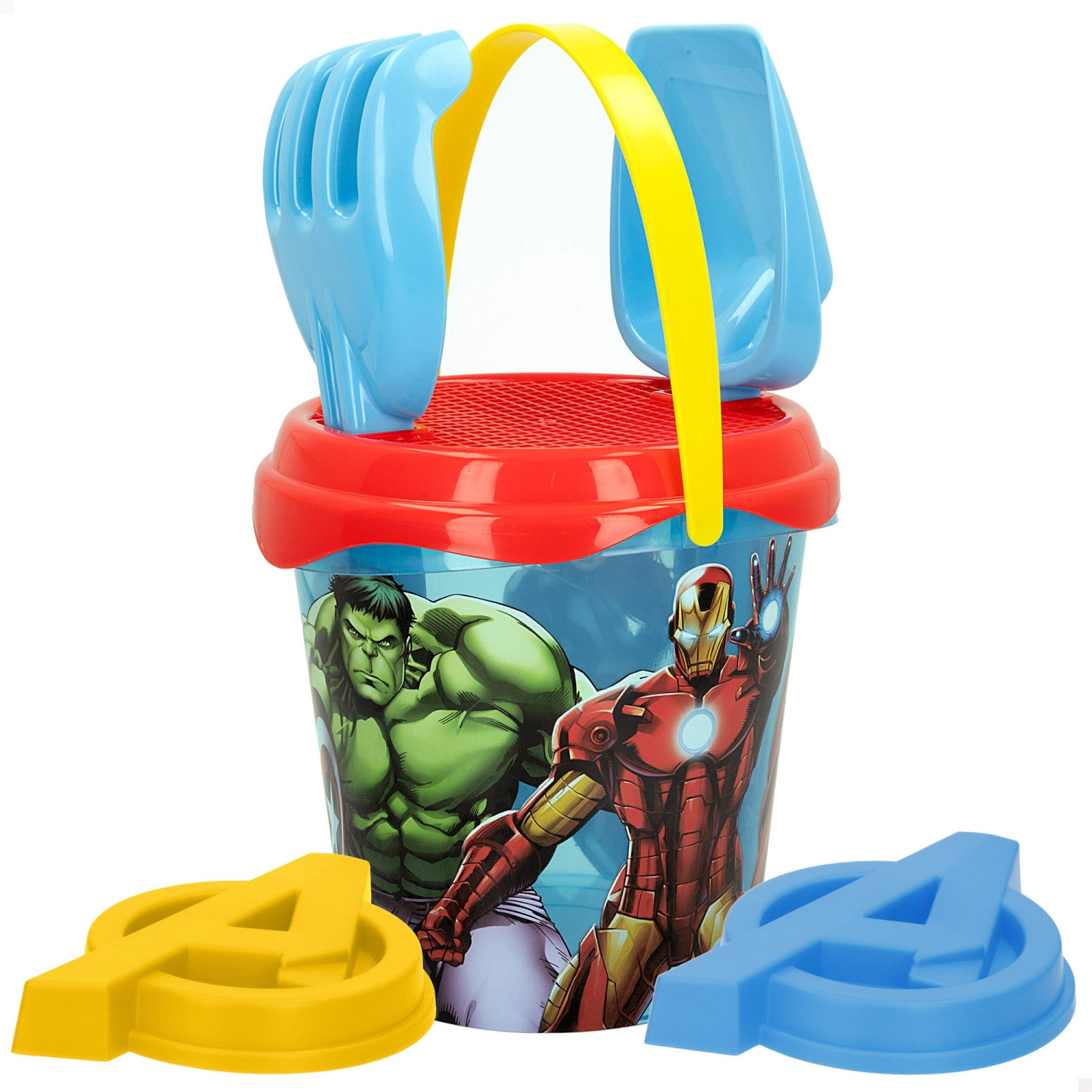 Imagem 0 de Conjunto de Praia dos Vingadores com Balde e Acessórios