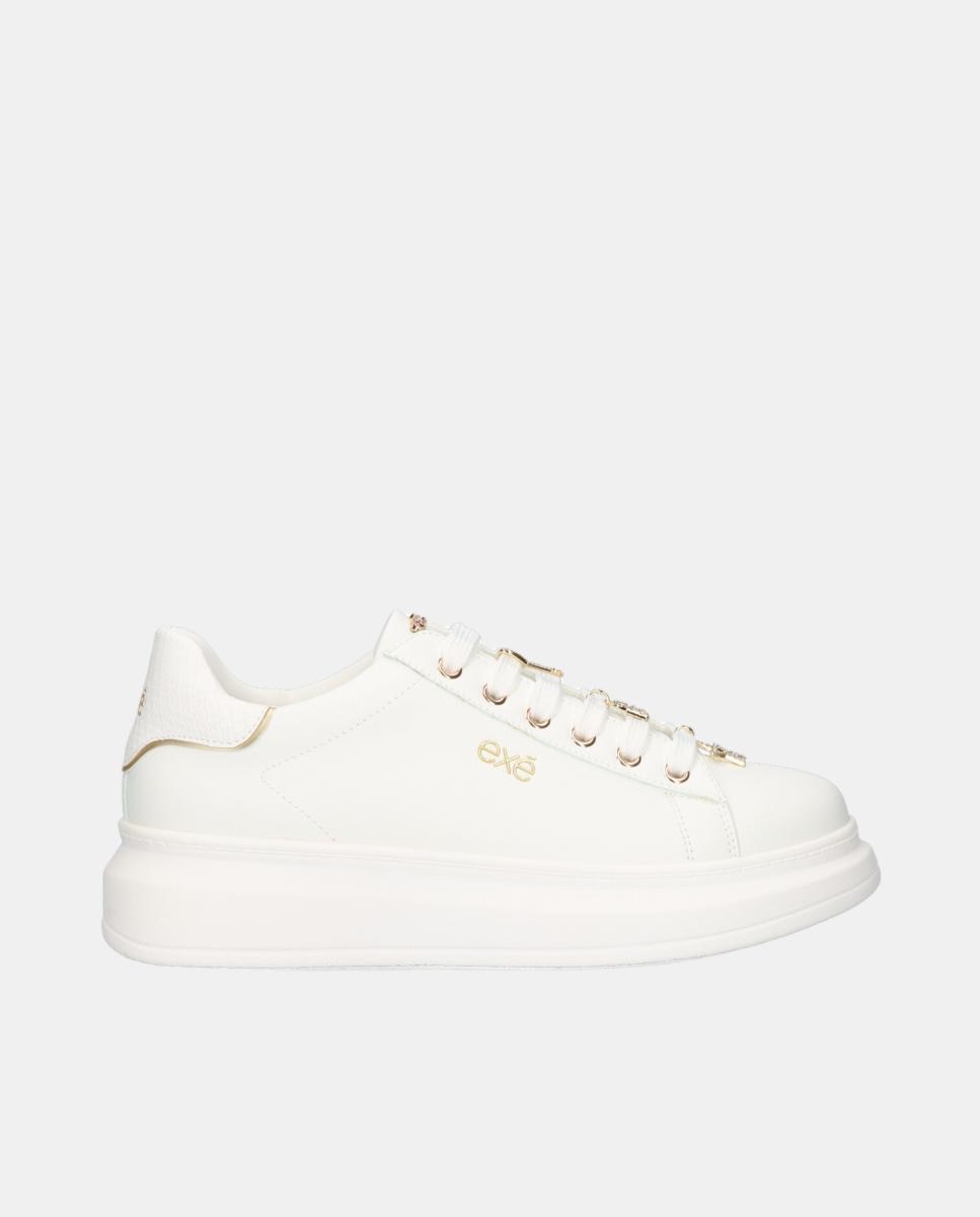 Imagem 0 de Sapatilhas em Textil com Cordões - White