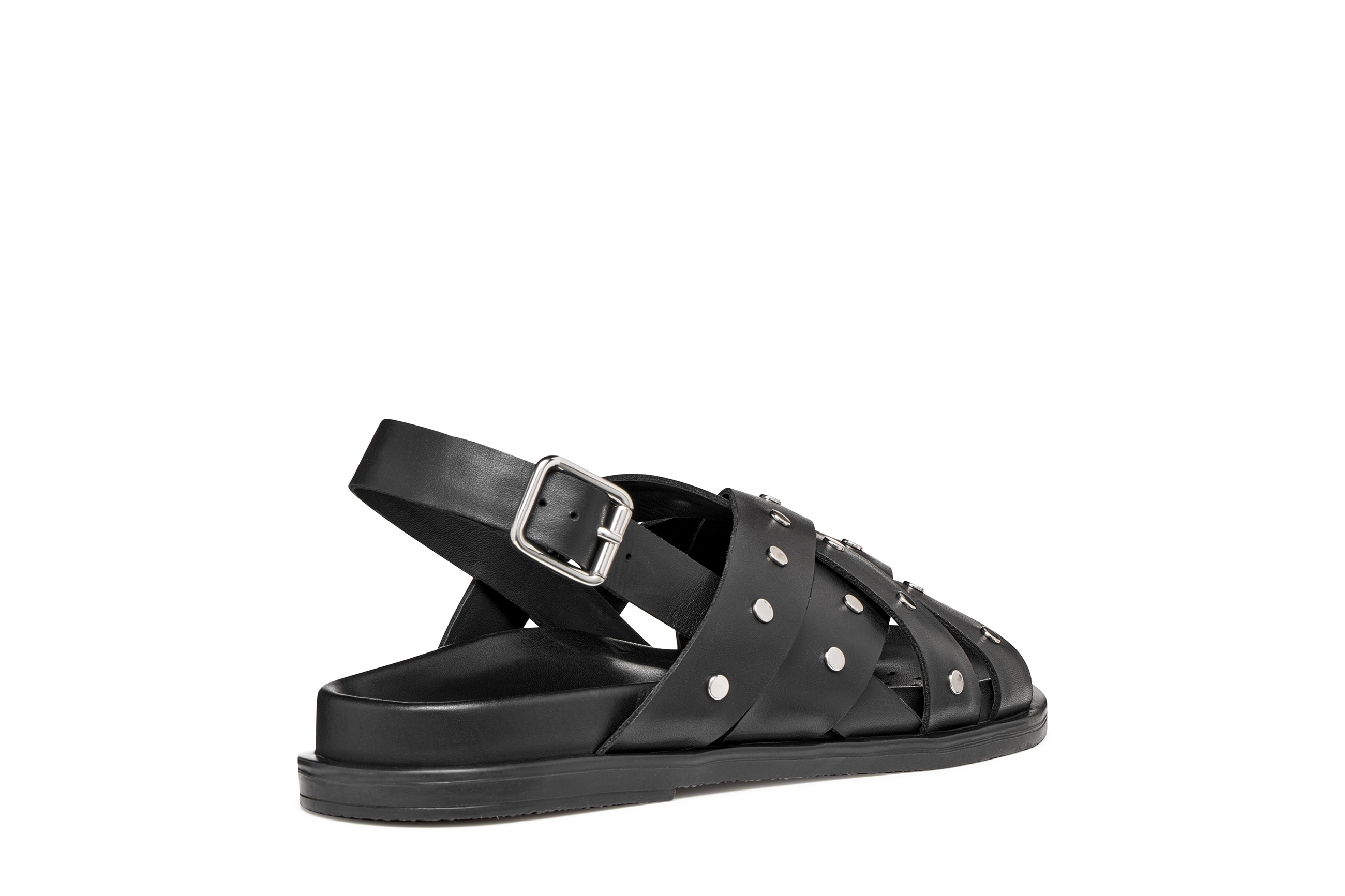 Sandália Plana Adelash Preto-2