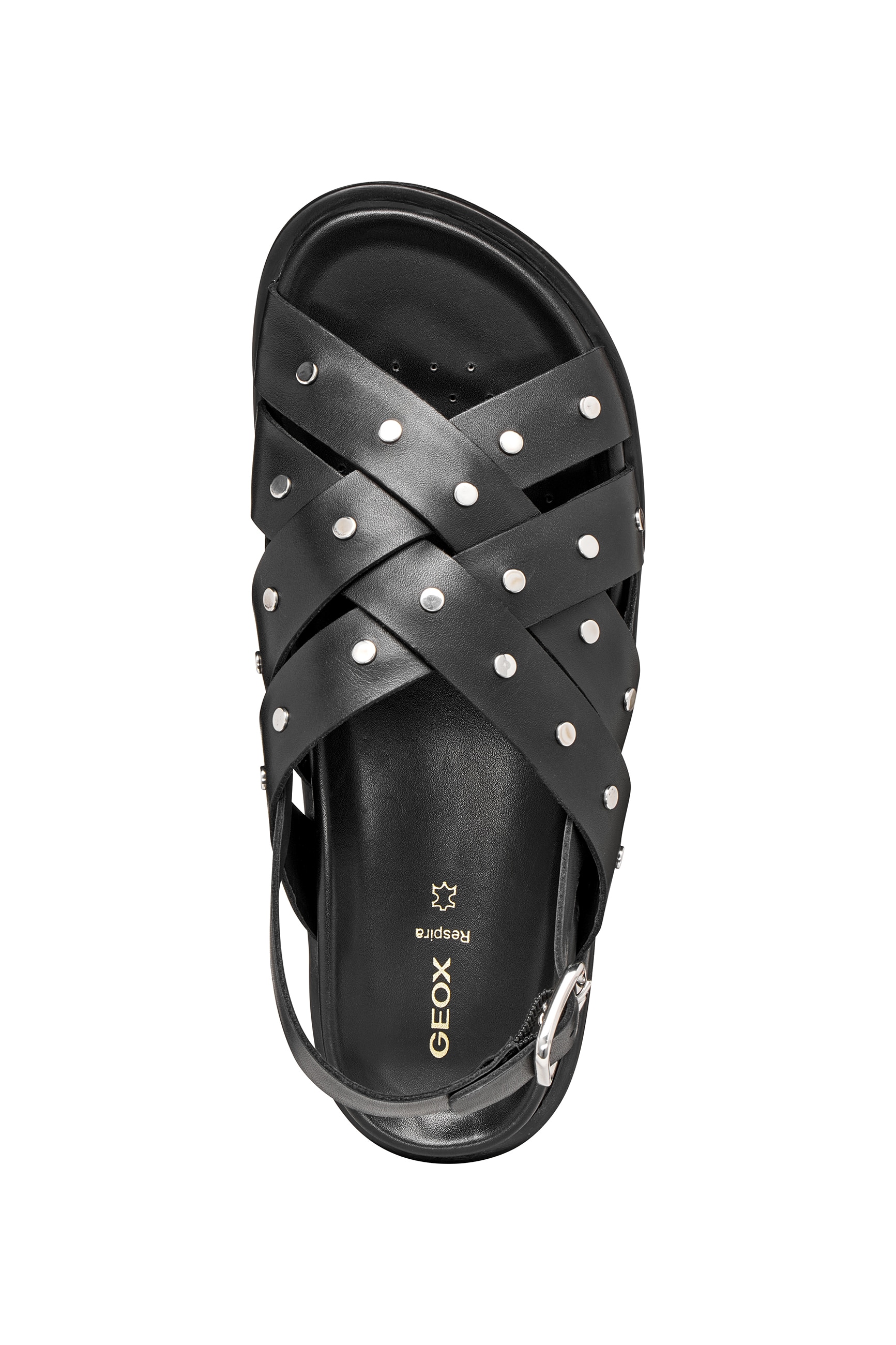 Sandália Plana Adelash Preto-3