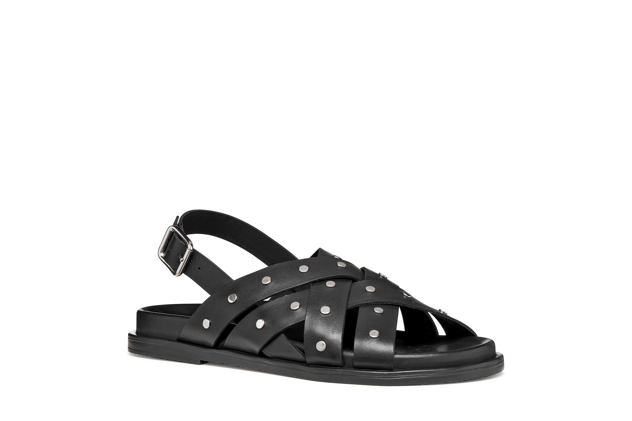 Sandália Plana Adelash Preto-5