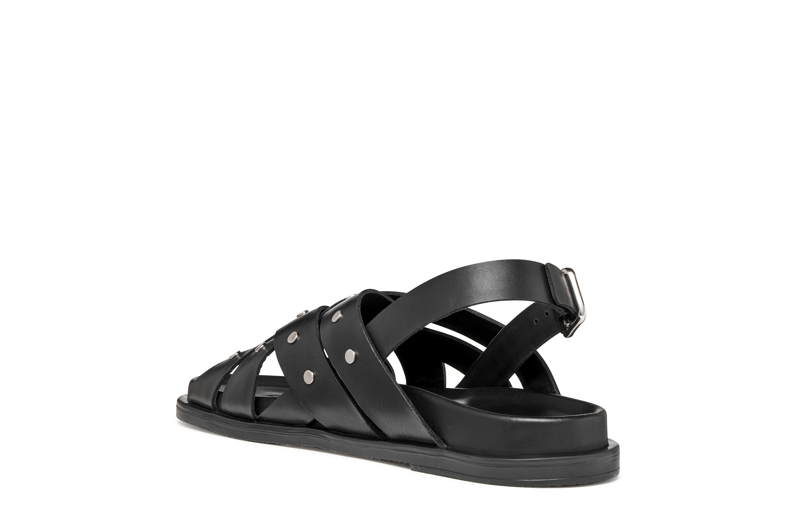 Sandália Plana Adelash Preto-6