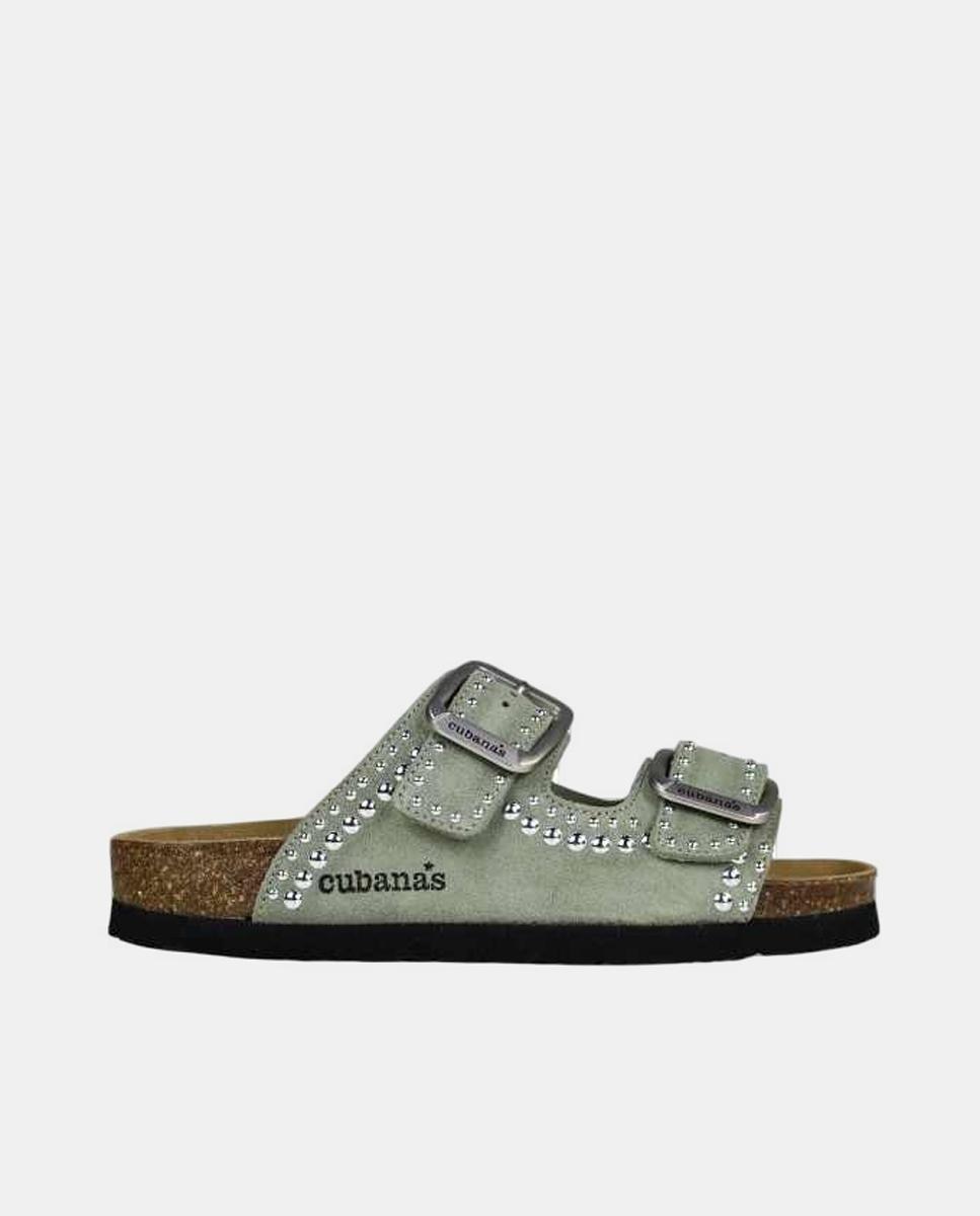 Imagem 0 de Sandália em Pele - Verde