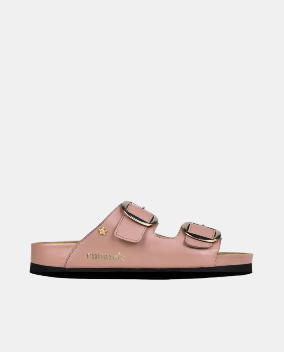 Imagem 0 de Sandália em Pele - Rosa