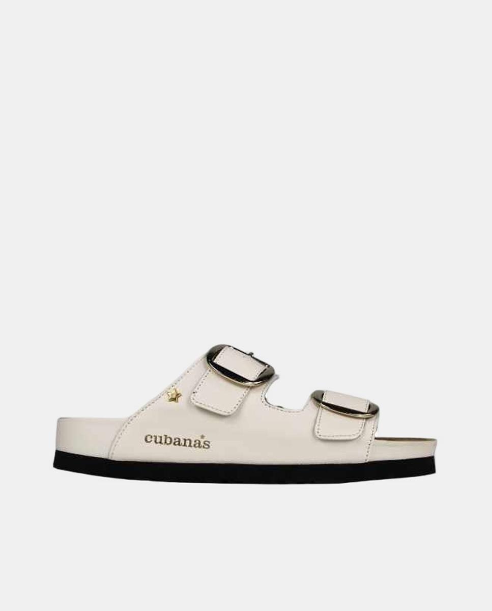 Imagem 0 de Sandália em Pele - Branco