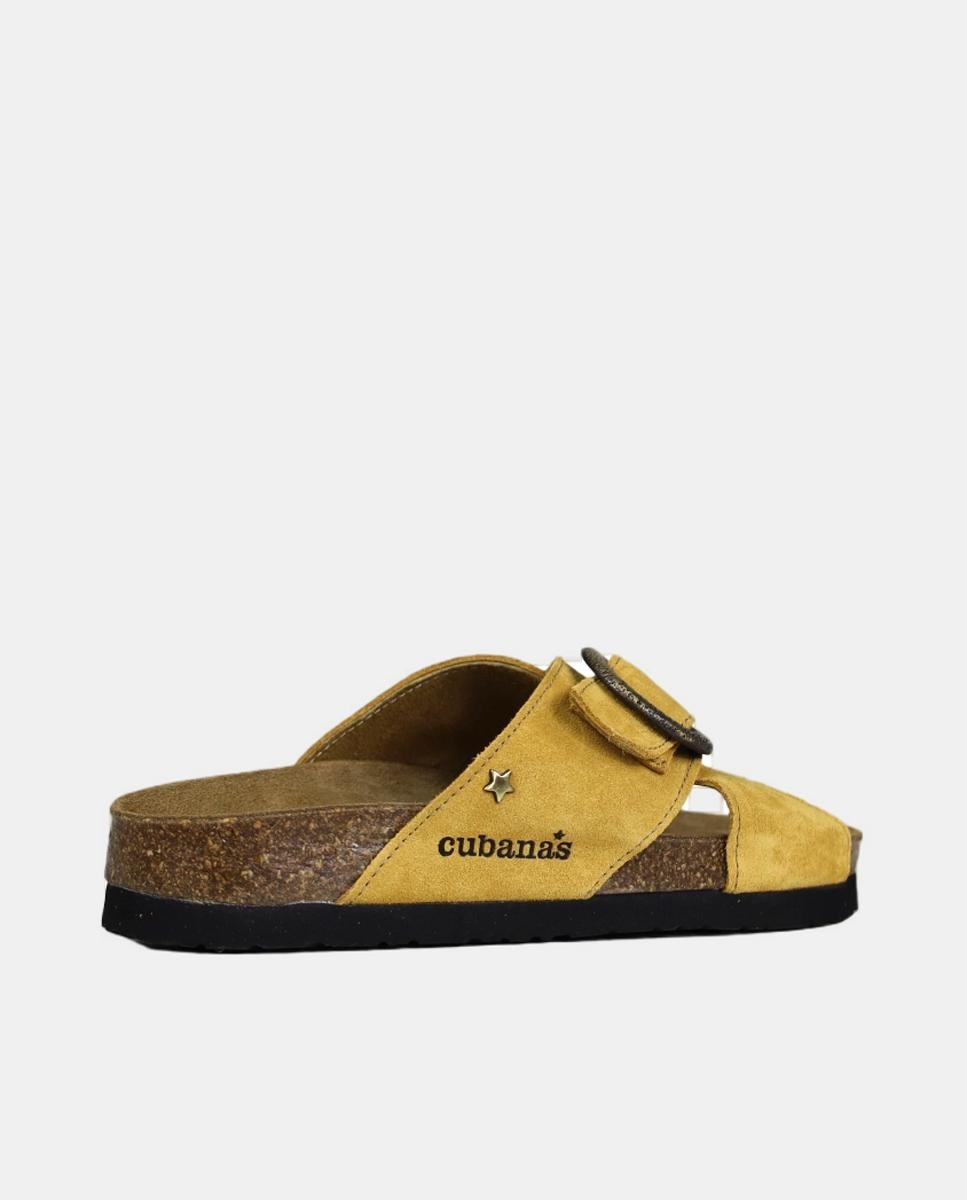 Sandália em Pele - Amarelo 3