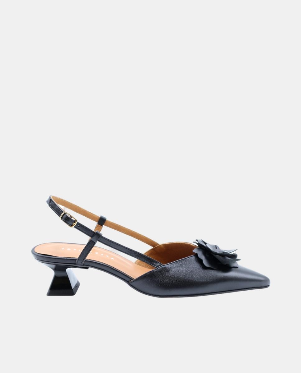 Imagem 0 de Sapato de Salto Alto em Pele