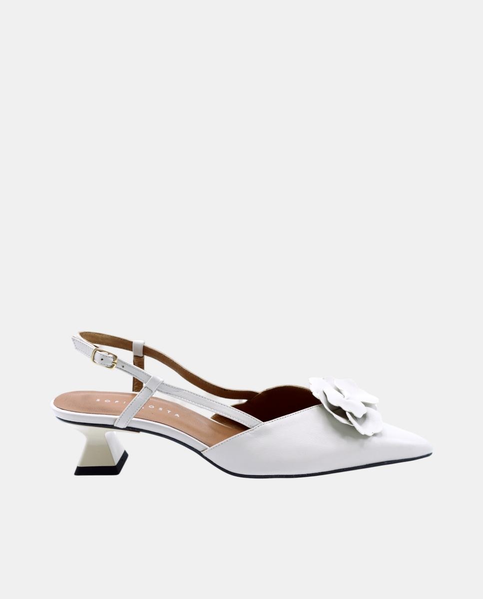 Imagem 0 de Sapato de Salto Alto em Pele