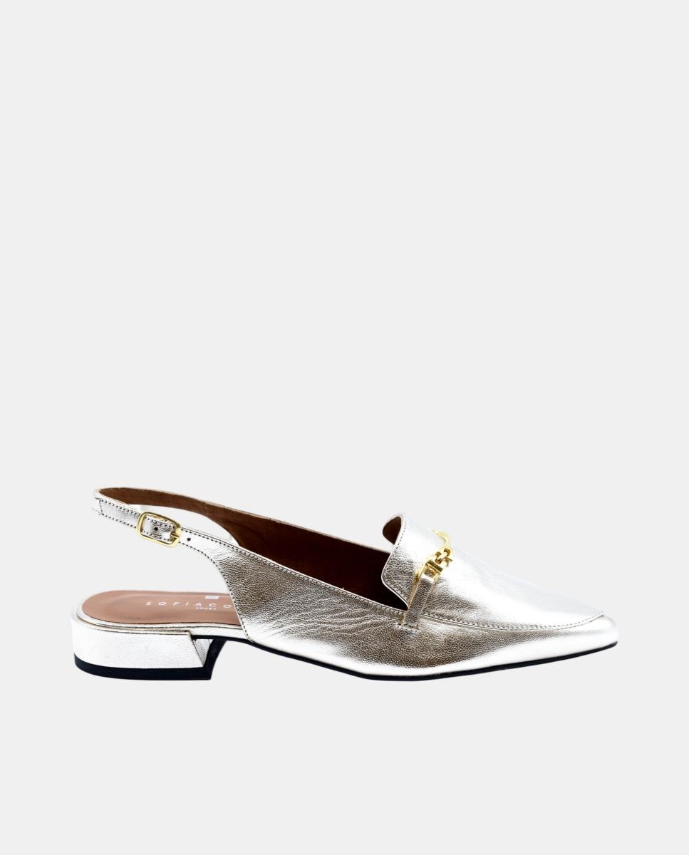 Imagem 0 de Sapato Raso em Pele