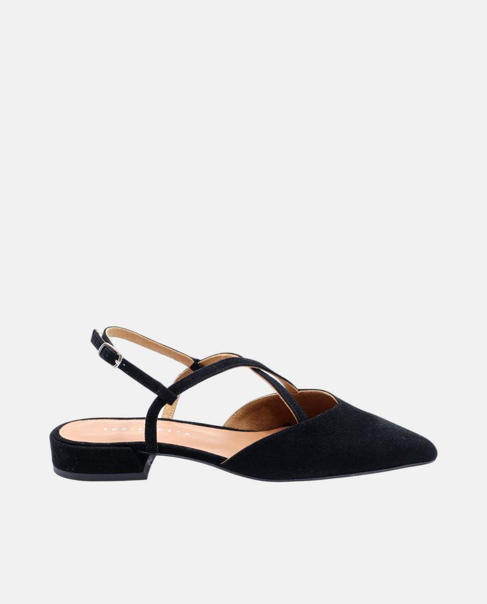 Imagem 0 de Sapato Raso de Camurça