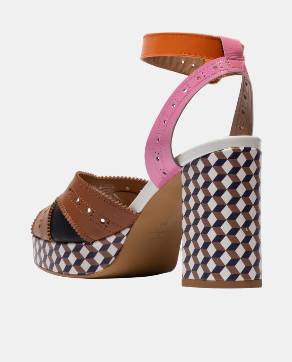 Sandálias em Pele - Multicolor 3