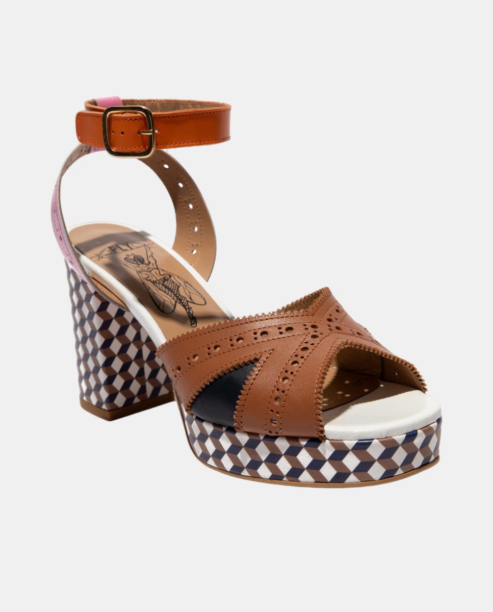 Sandálias em Pele - Multicolor 4