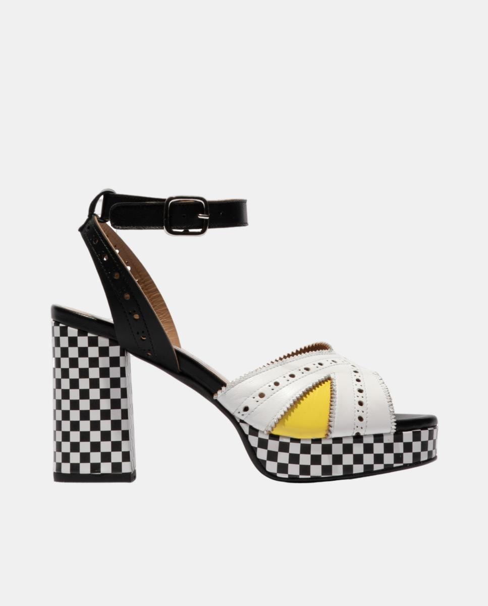 Imagem 0 de Sandálias em Pele - Multicolor