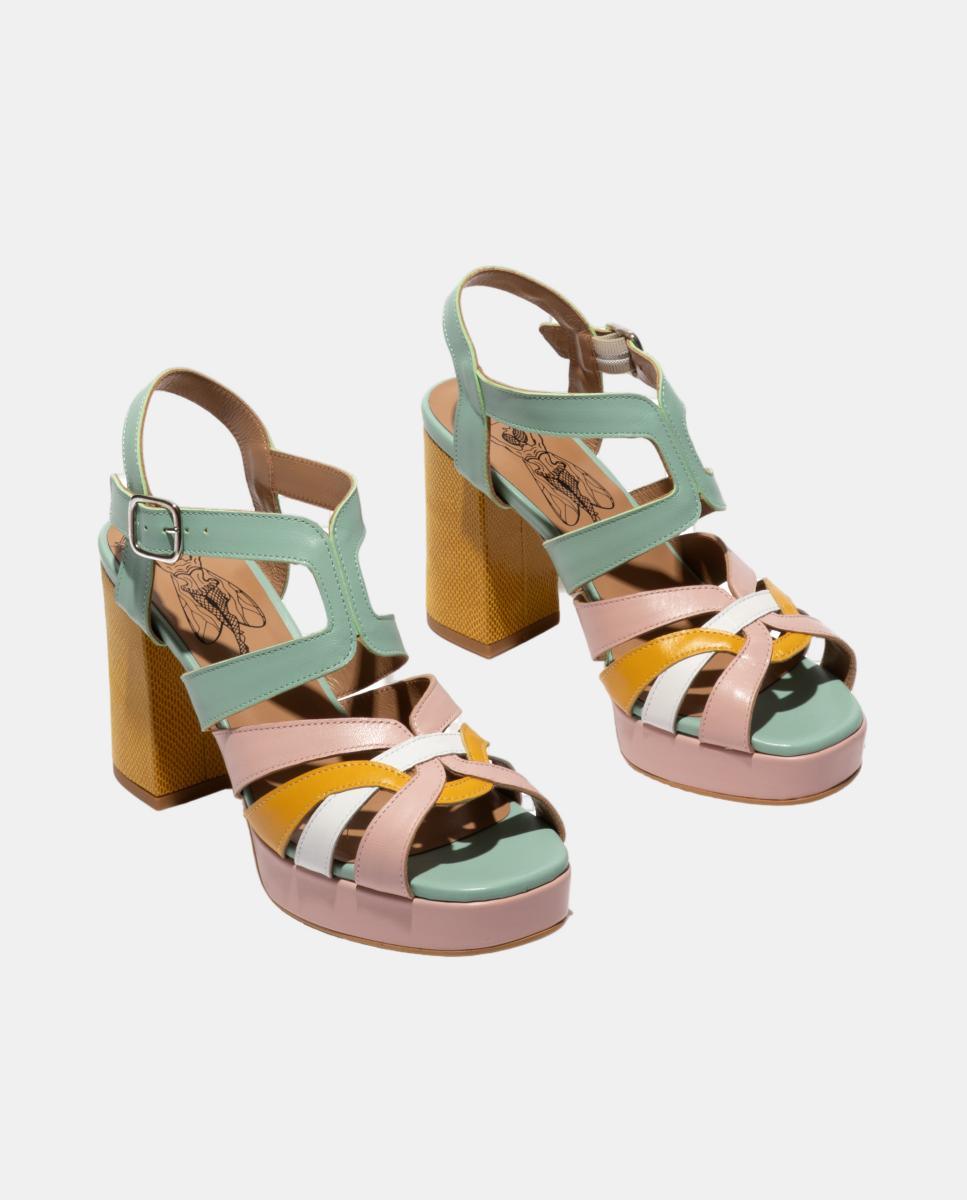 Sandálias em Pele - Multicolor 2