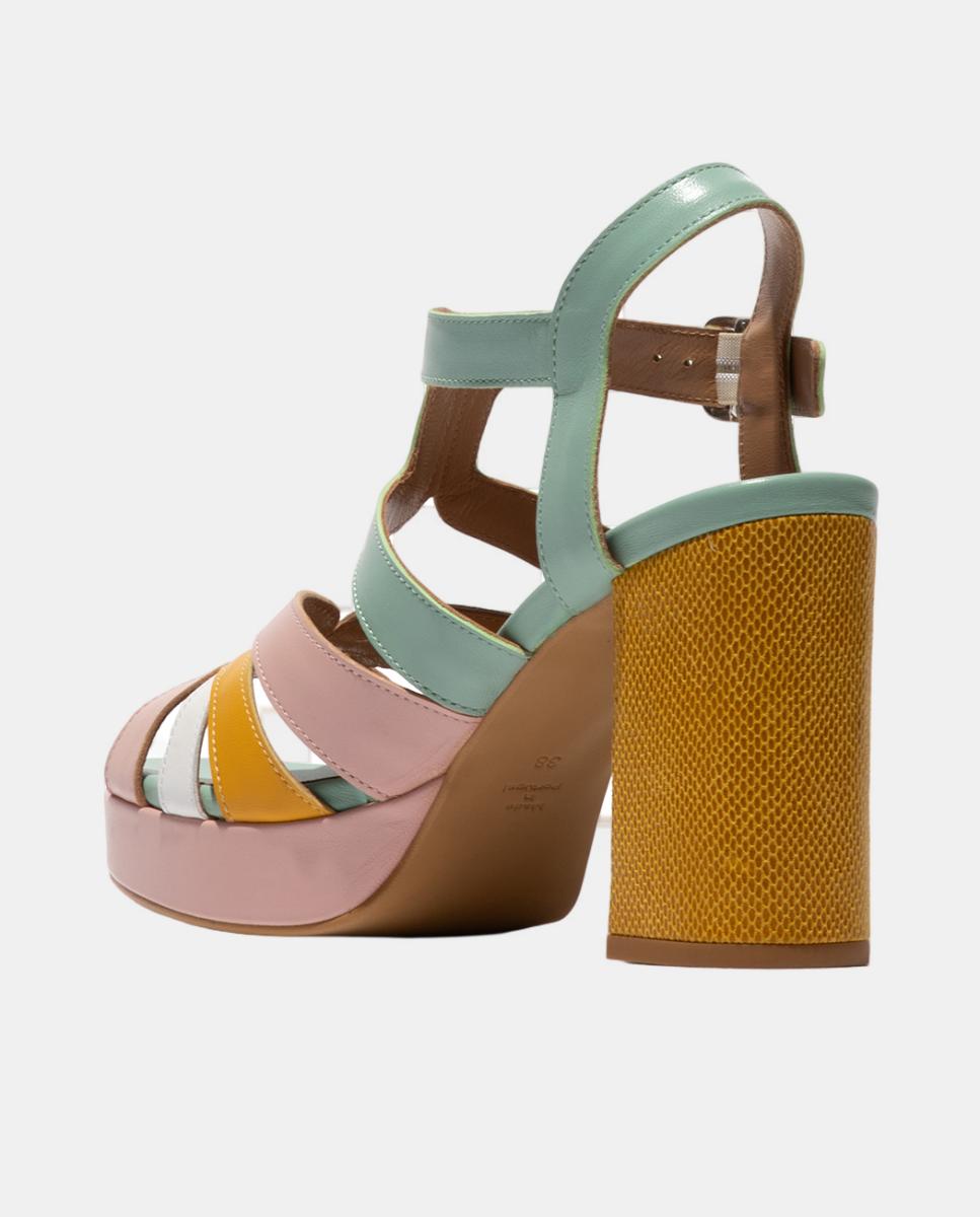 Sandálias em Pele - Multicolor 3