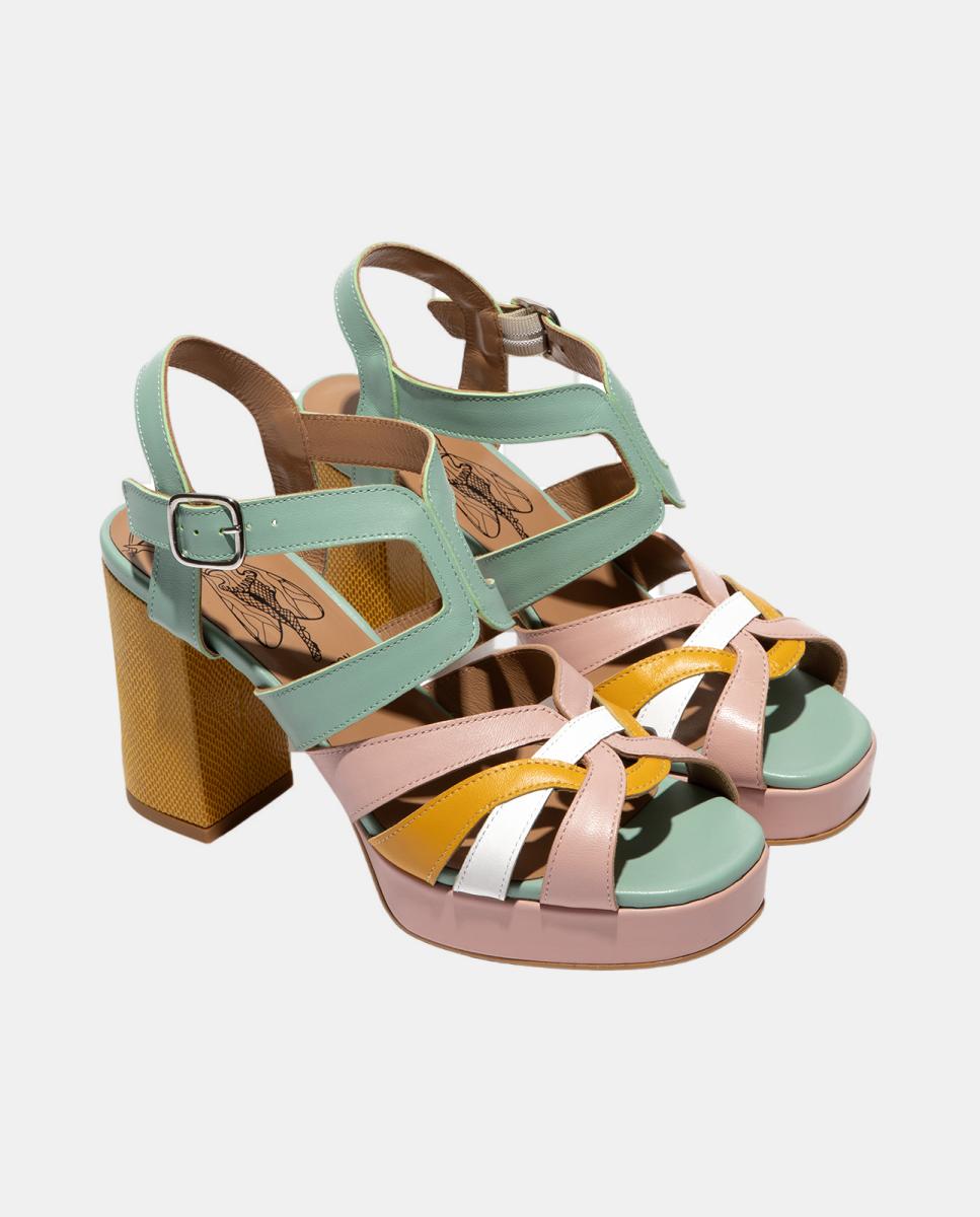 Sandálias em Pele - Multicolor 4