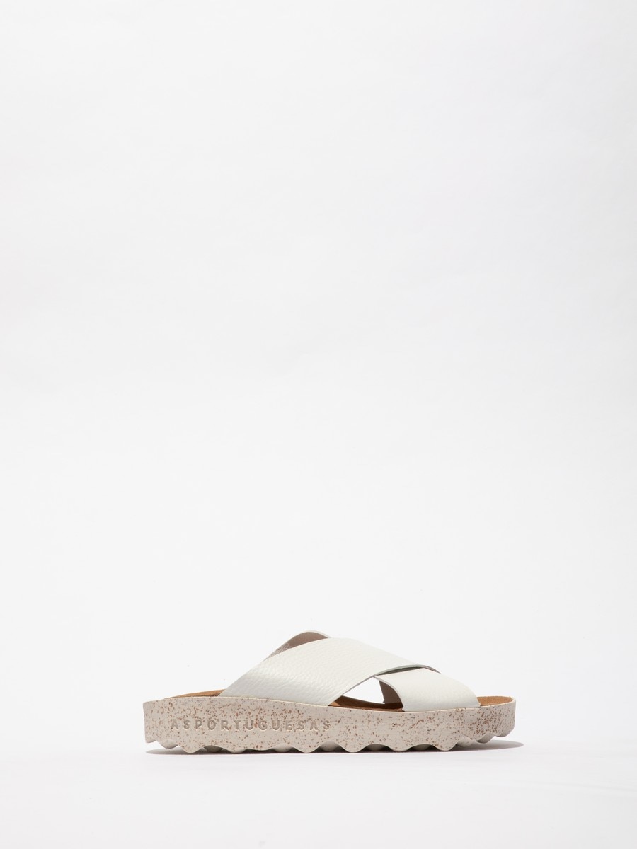 Imagem 0 de Sandália de tiras cruzadas - Branco