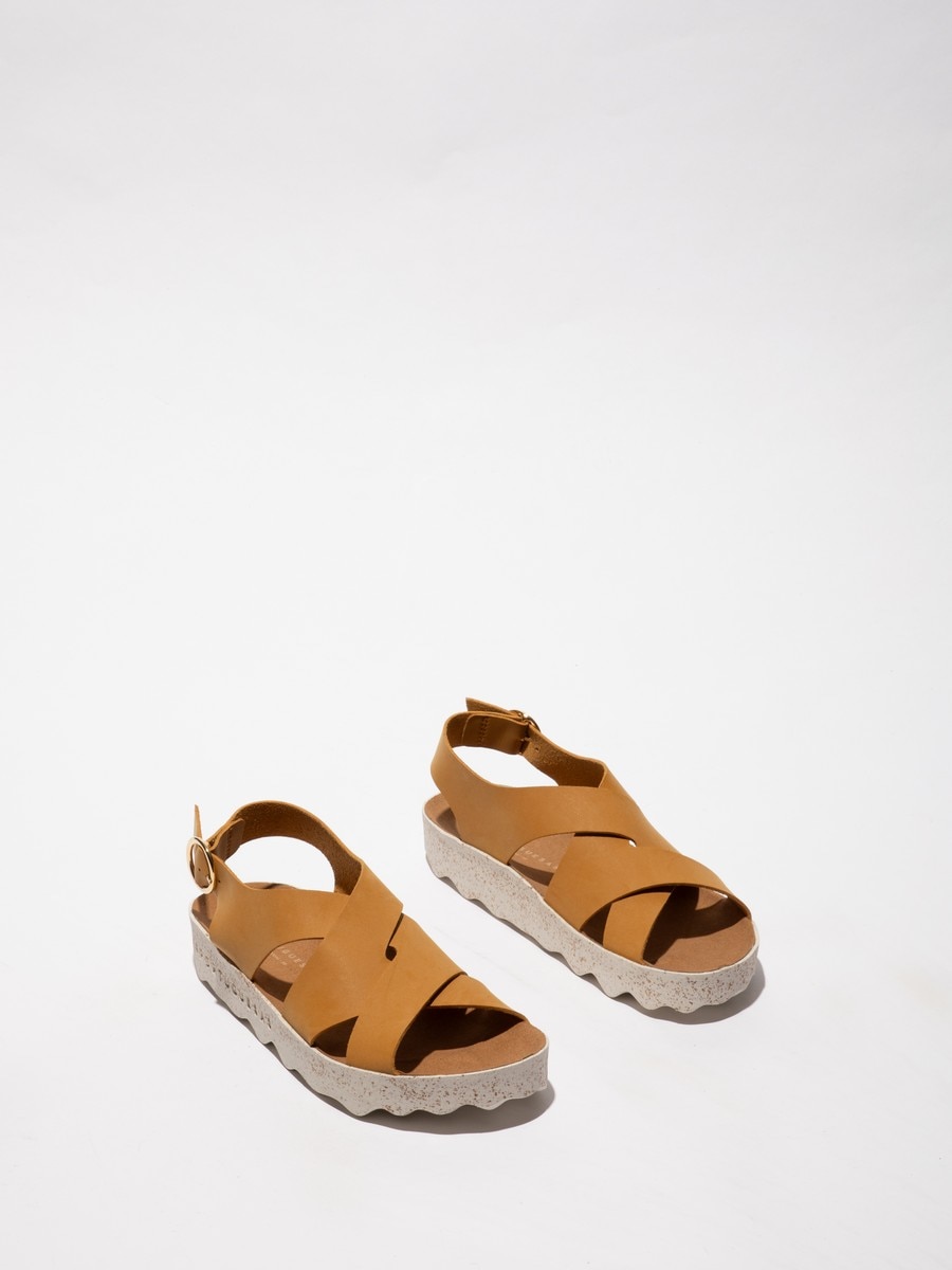 Sandália de tiras cruzadas - Camel Camel-2