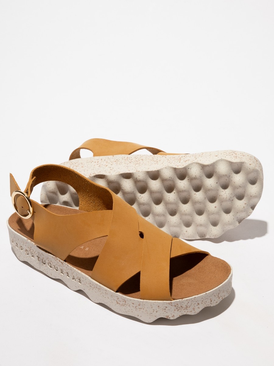 Sandália de tiras cruzadas - Camel Camel-4