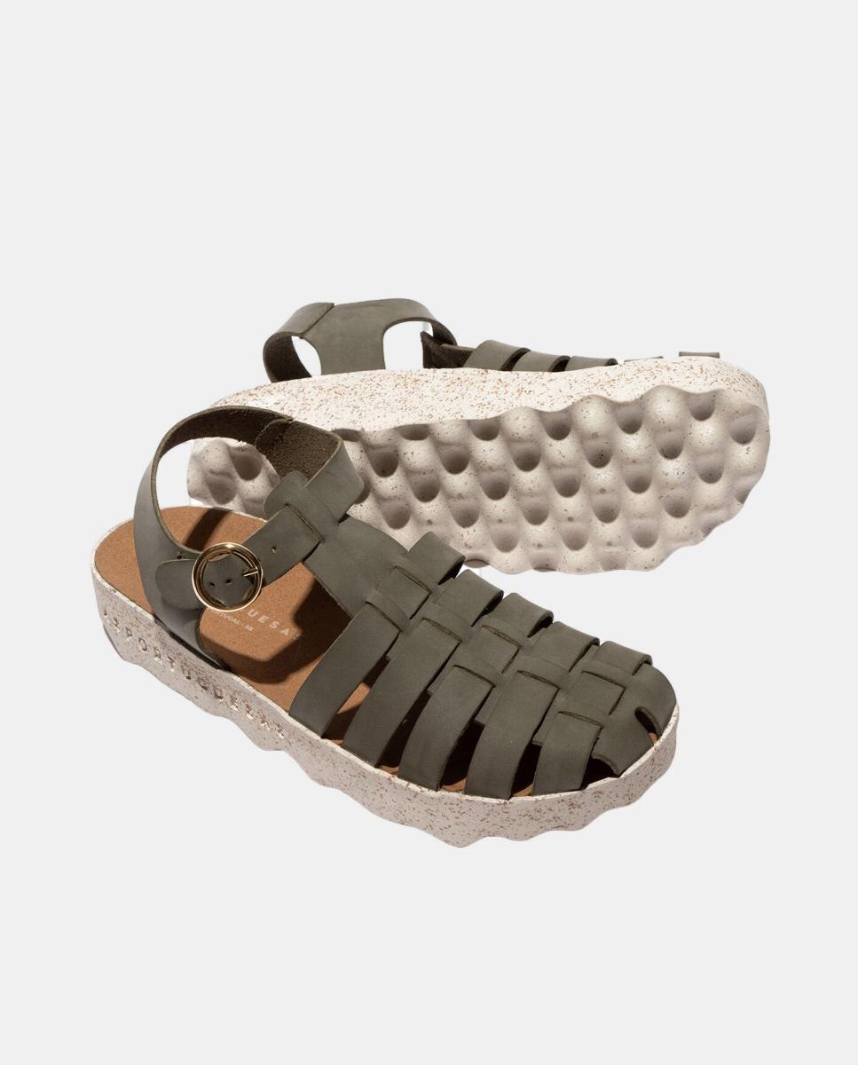 Sandália Plana - Khaki 4
