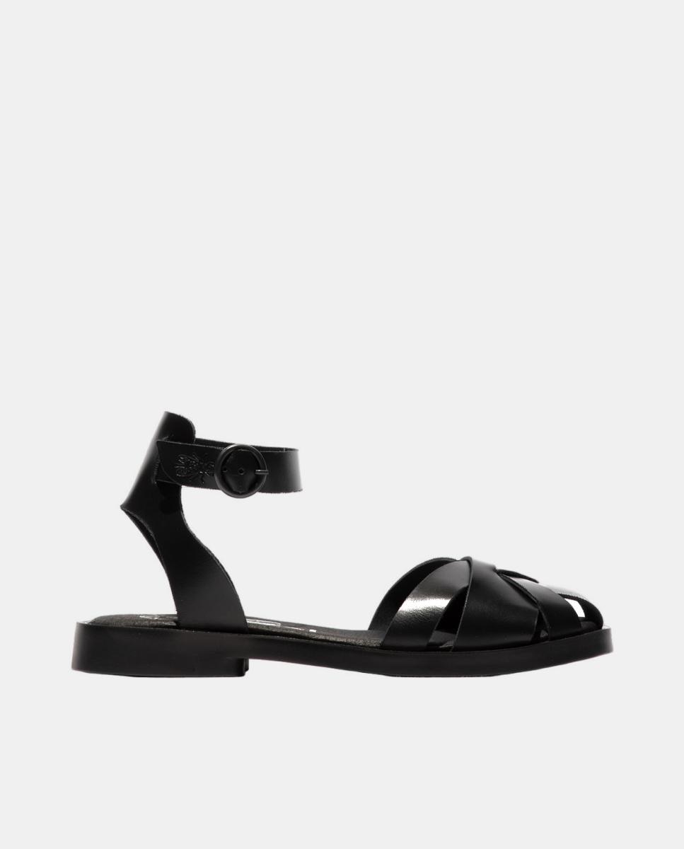 Imagem 0 de Sandálias em Pele - Preto