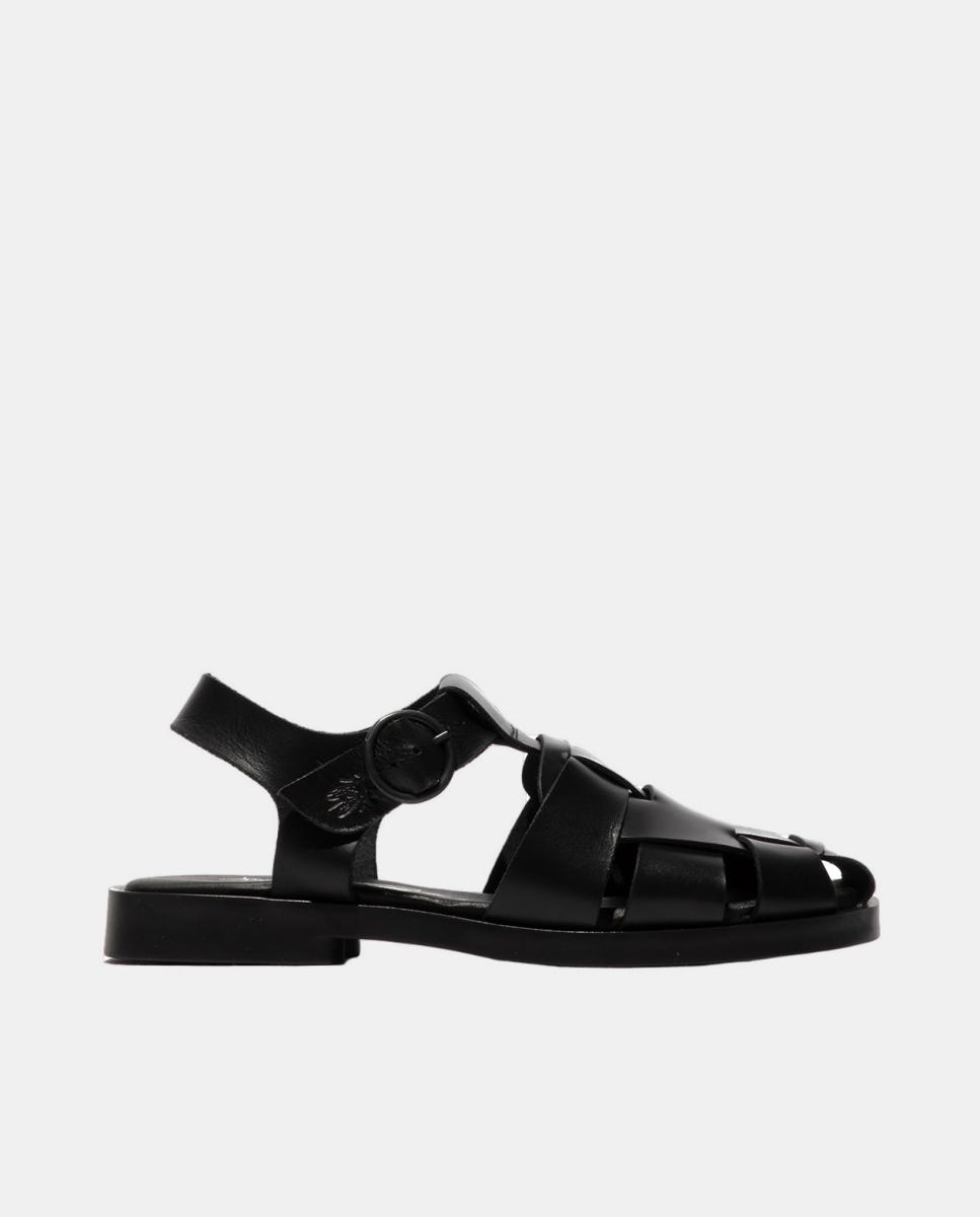 Imagem 0 de Sandálias em Pele - Preto