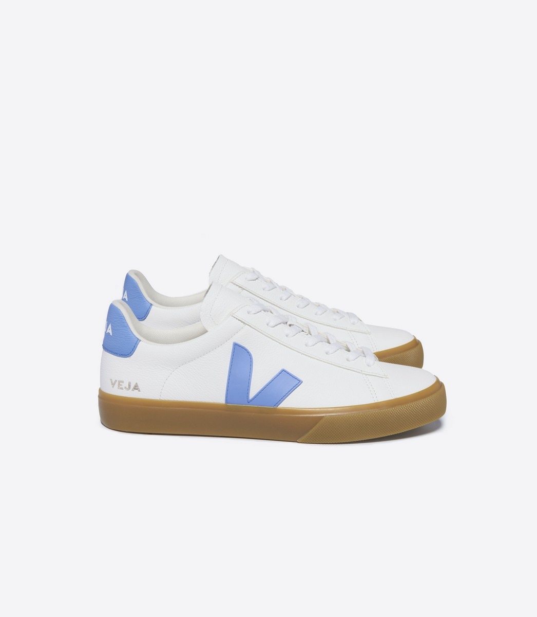 Sapatilhas Campo Leather Extra White Aqua Branco-1