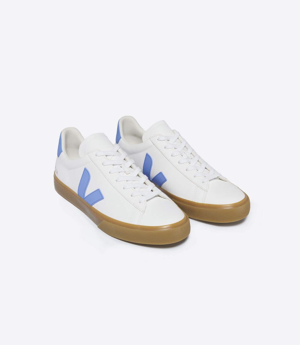 Sapatilhas Campo Leather Extra White Aqua Branco-2
