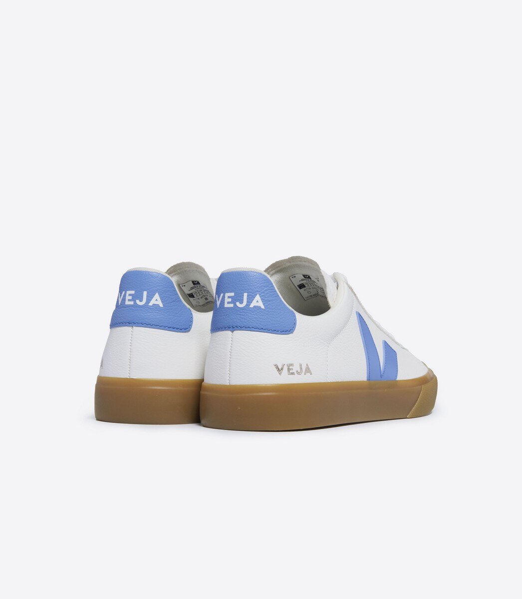 Sapatilhas Campo Leather Extra White Aqua Branco-3