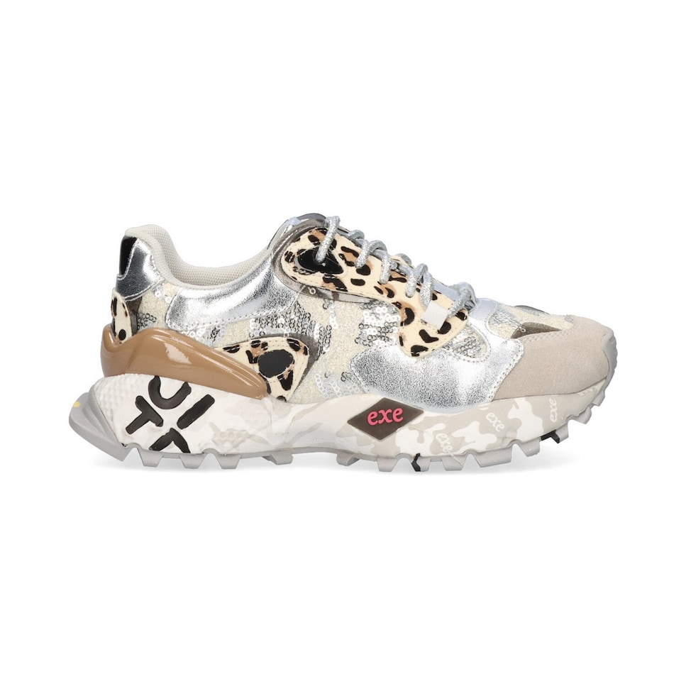 Sapatilhas 134-10 Leopardo/Cinzento 1