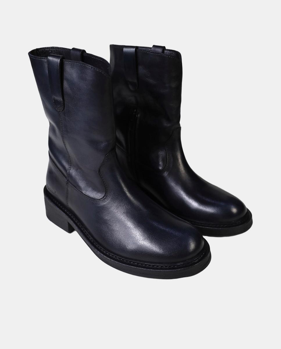 Botim de Pele - Preto 4
